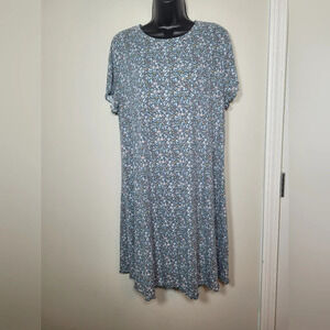 SO Ditsy Floral Print Knee Length Dress sz XL